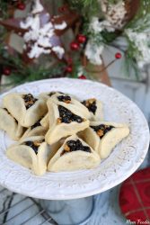 Cranberry Walnut Stuffed Shortbread cookies