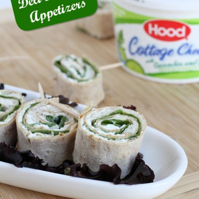 Creamy Cottage Cheese Deli Roll-up Appetizers