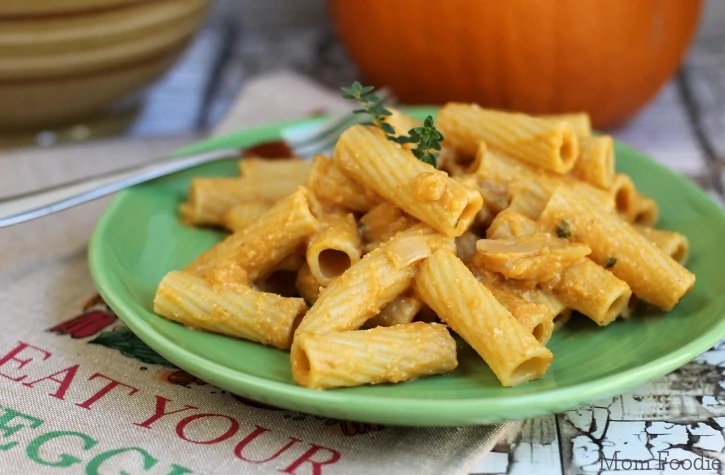 Creamy Pumpkin Pasta Recipe -Vegan