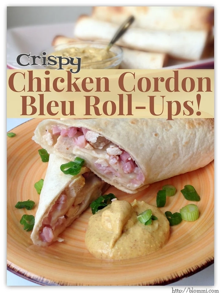 Chicken Cordon Bleu Roll-Ups Recipe