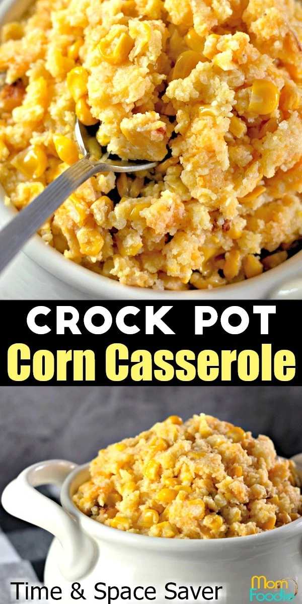 Easy Crock Pot Corn Casserole - Mom Endeavors