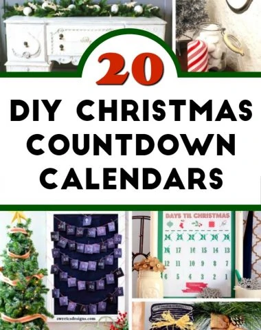 DIY Christmas Countdown Calendar Ideas