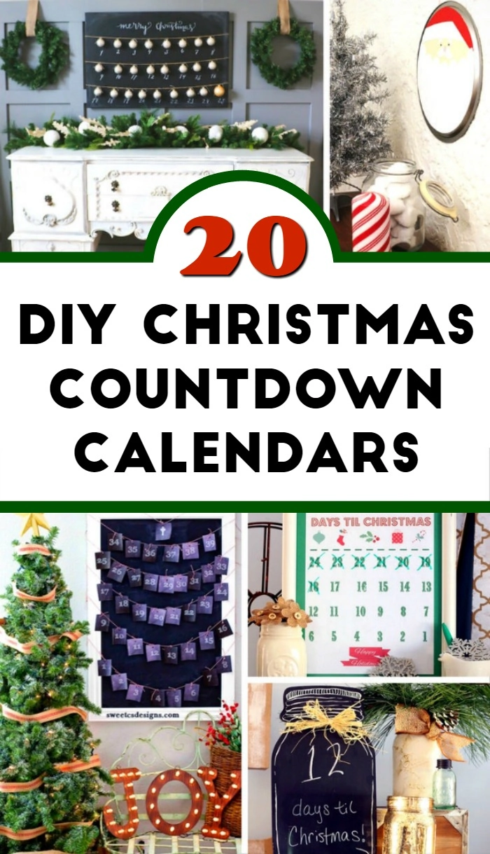 DIY Christmas Countdown Calendar Ideas