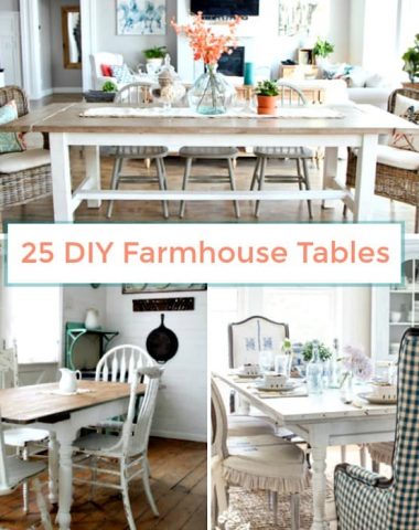 DIY Farmhouse Tables