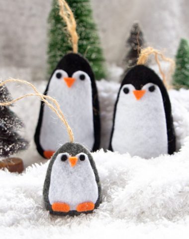 DIY Penguin ornaments