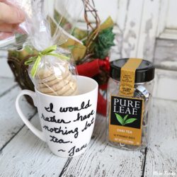 DIY Personalized Tea Cup with Cardamom Cookies