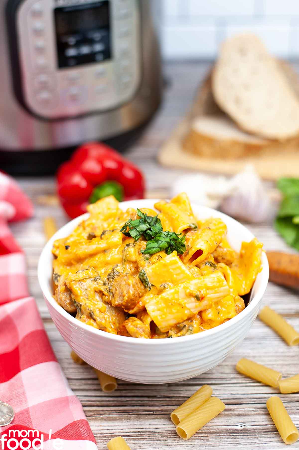 Instant Pot Kielbasa Pasta Mom Foodie