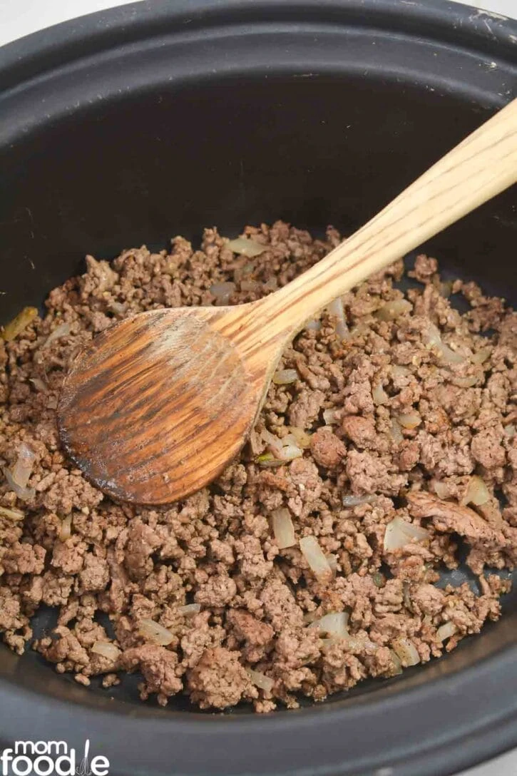 ground beef in crock pot