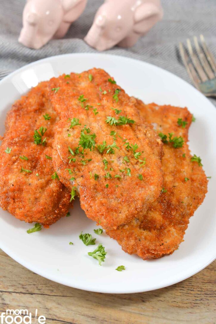 Keto Breaded Pork Chops Recipe Mom Foodie