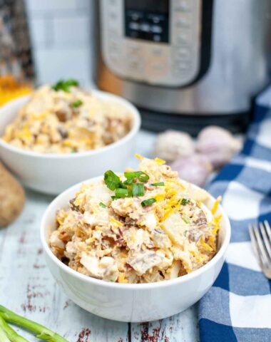 instant Pot loaded potato salad.