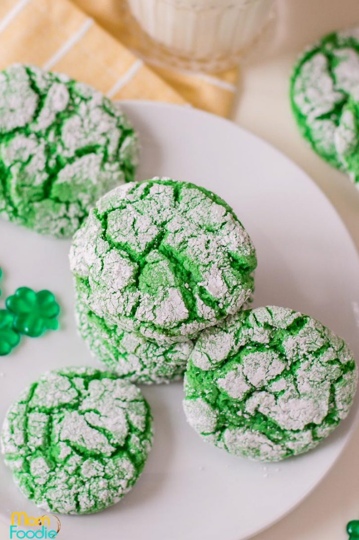 Green Crinkle Cookies