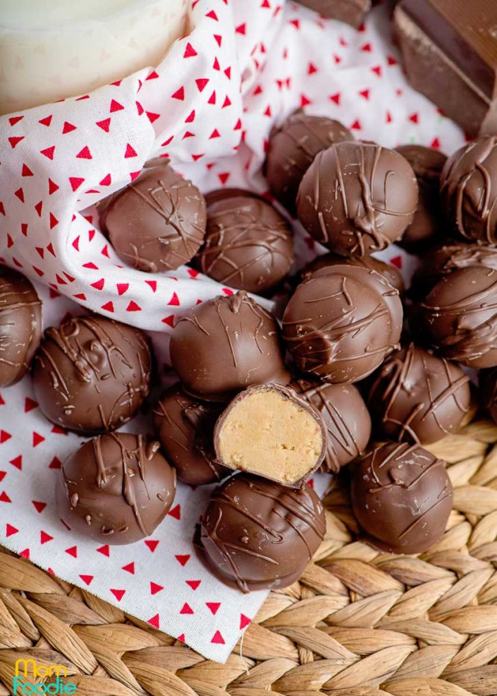 Chocolate covered Peanut Butter Balls