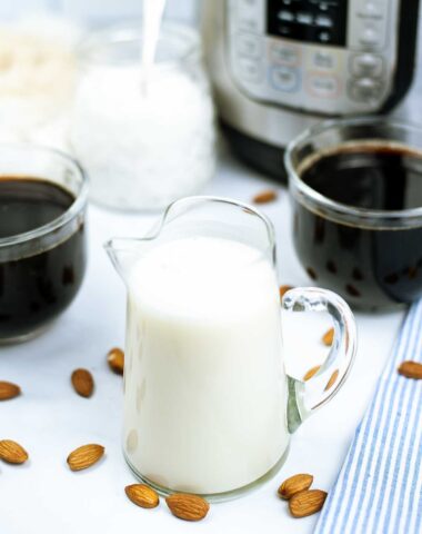 how to make almond milk in Instant Pot.