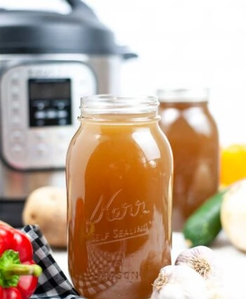 Instant Pot Vegetable Broth