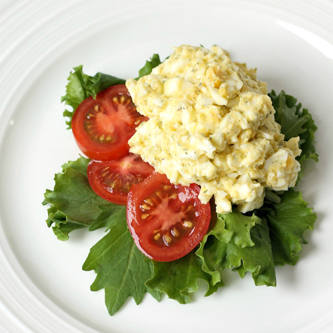 Egg Salad with Dill - Happy Foods Tube