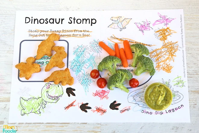 Dinosaur Meal PlaCEMAT