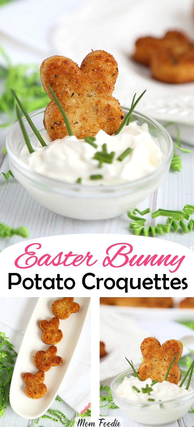 Easter Appetizer Bunny Potato Croquettes