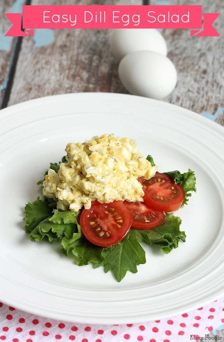 easy dill egg salad