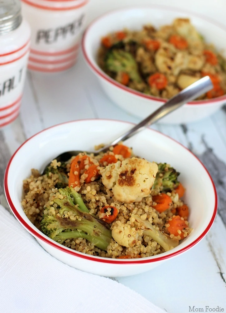 Roasted Vegetable Quinoa.