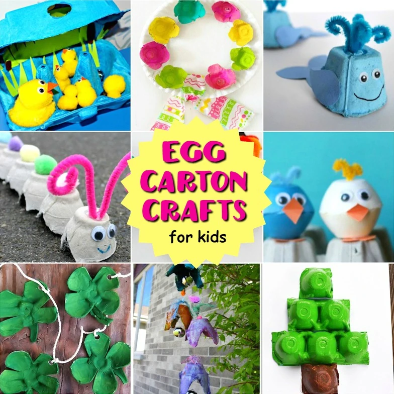 Egg carton Crafts for kids