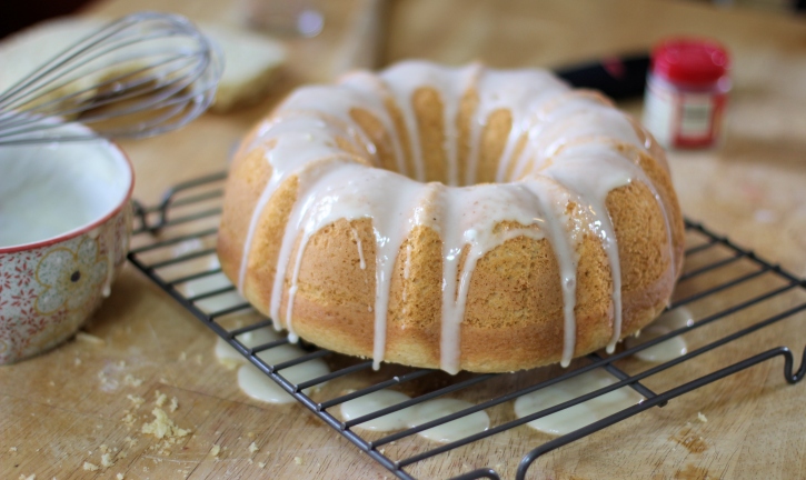 Eggnog Bundt Cake Recipe - Icing the Cake