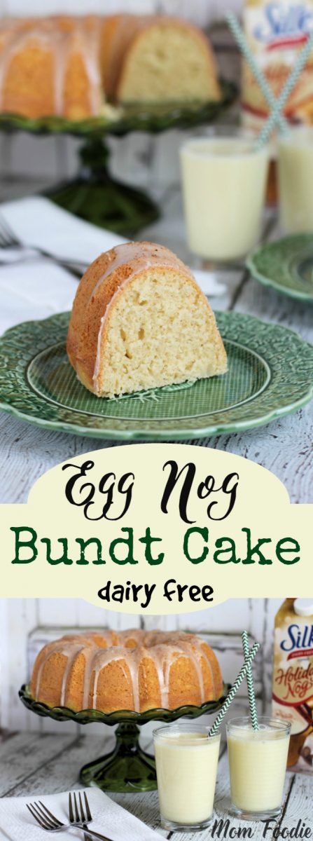 Eggnog Bundt Cake - dairy free