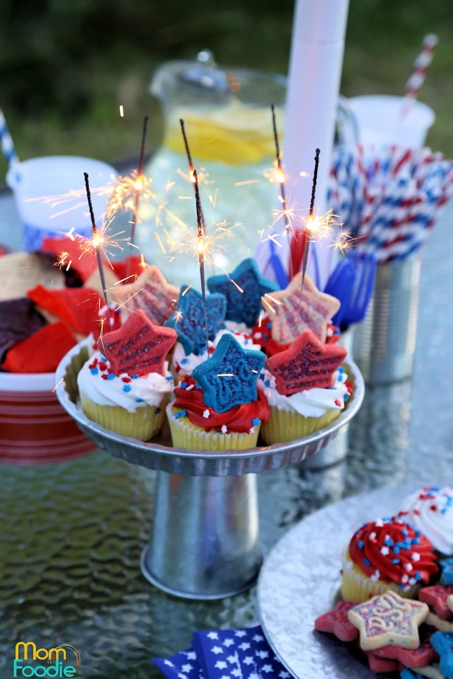 Firecracker Cupcakes