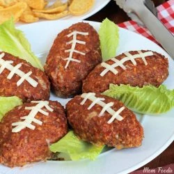 Football Mini Meatloaf Recipe