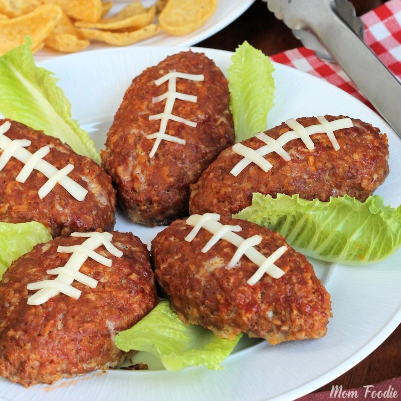 Football Mini Meatloaf Recipe easy football party food