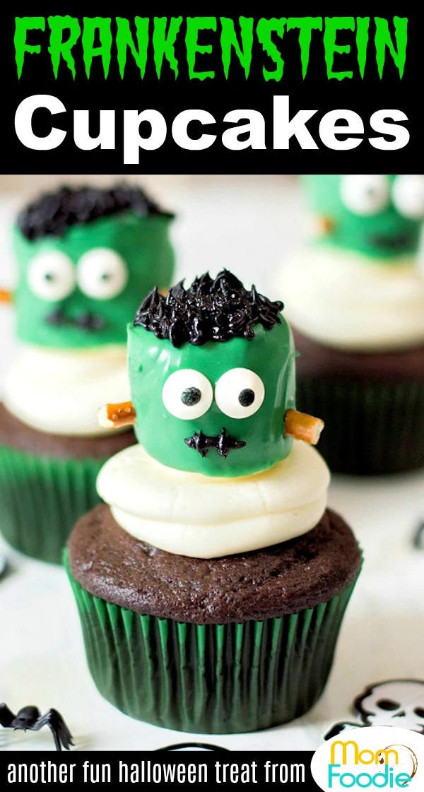 Frankenstein Cupcakes recipe