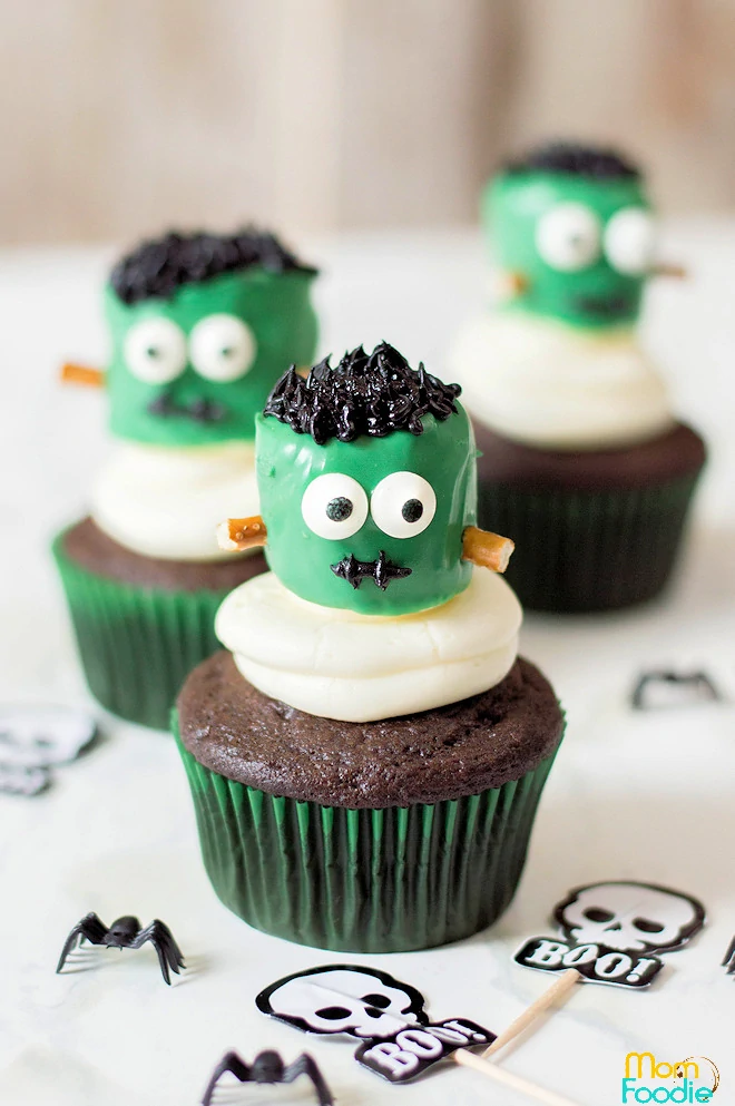 Frankenstein Cupcakes