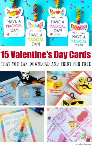 Printable Valentine Cards - 16 Free Cards for Valentine's Day! - Mom Foodie