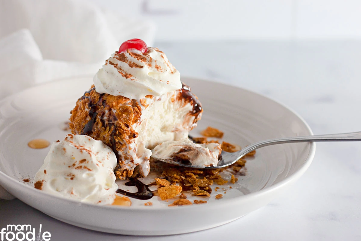Mexican Fried Ice cream with no frying
