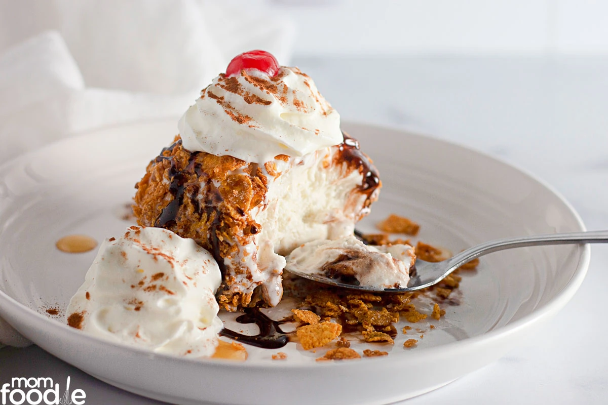 easy Mexican Fried Ice Cream