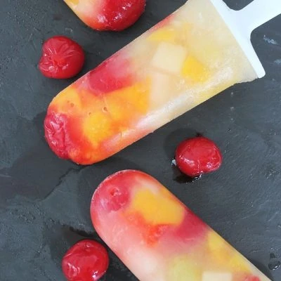 Fruit Cocktail Freezer Pops