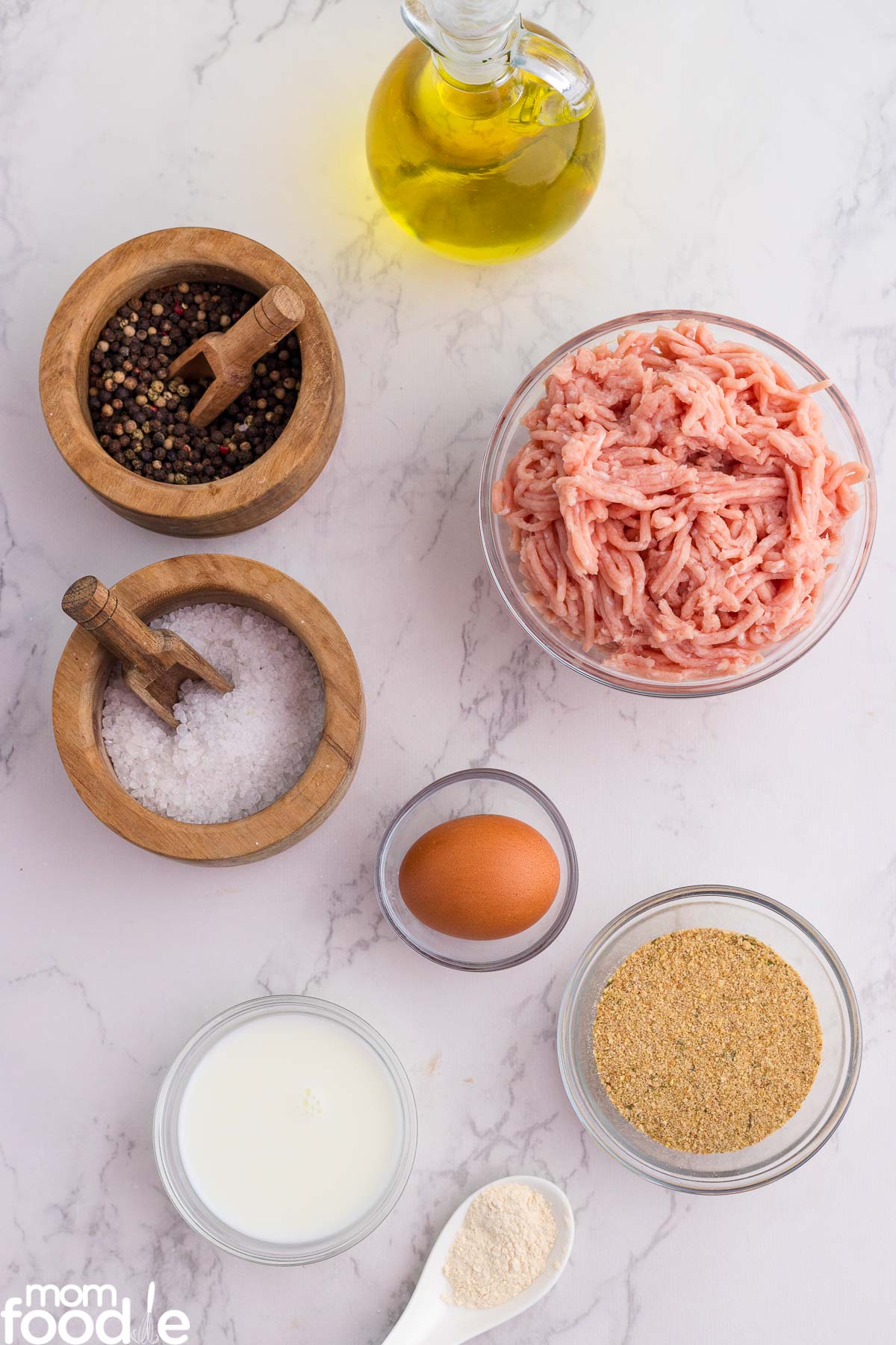 ingredients for homemade chicken nuggets