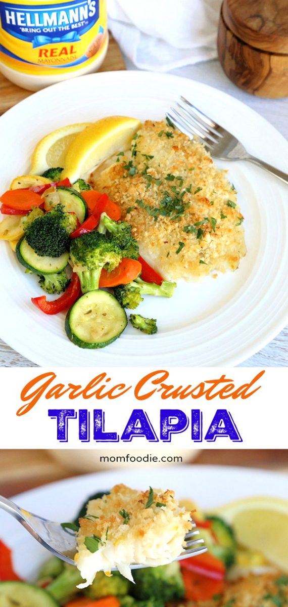 Garlic Crusted Tilapia