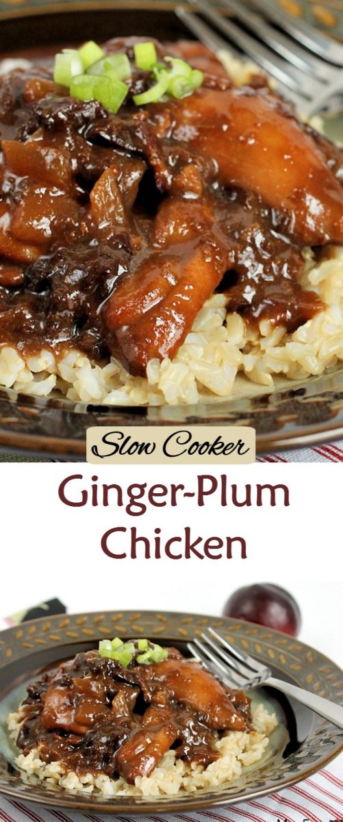 Ginger Plum Chicken - Slow cooker Recipe