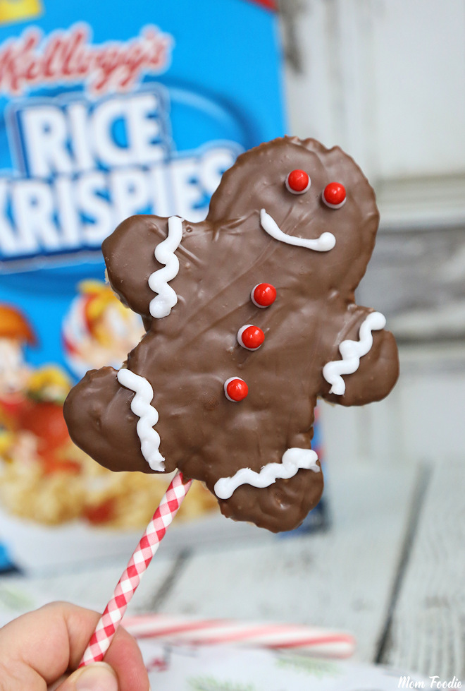 Gingerbread Man Christmas Rice Krispies Treats