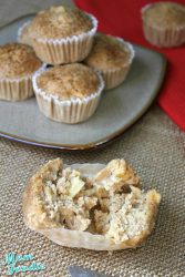 Gluten Free Apple Oatmeal Muffins