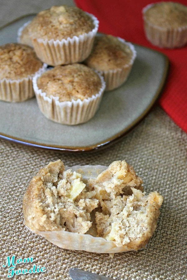 Gluten Free Apple Oatmeal Muffins