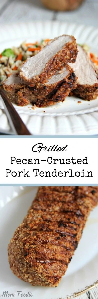 Grilled Pecan-Crusted Pork Tenderloin