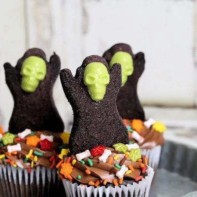 Grim Reaper cupcake