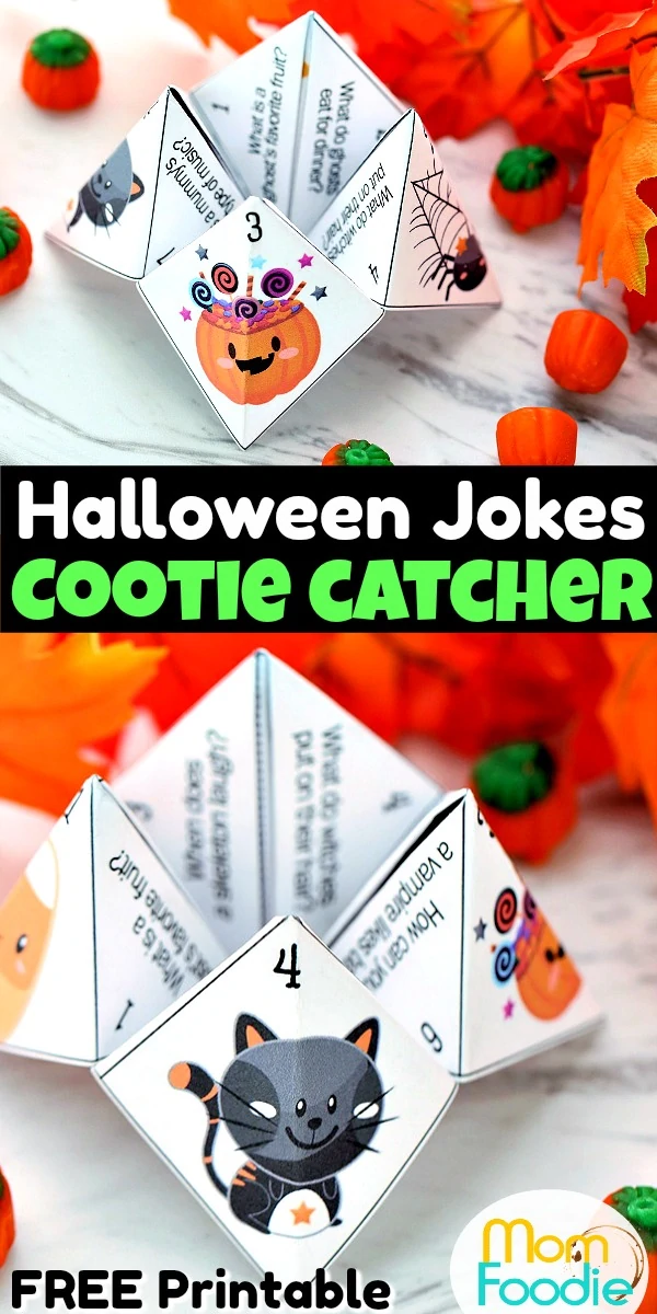 Halloween Jokes Cootie Catcher Pinterest
