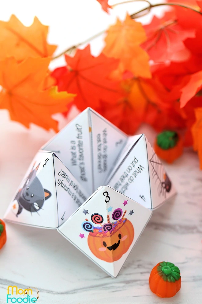 Halloween Jokes Cootie Catcher