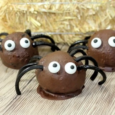 Halloween Spider Cake Balls