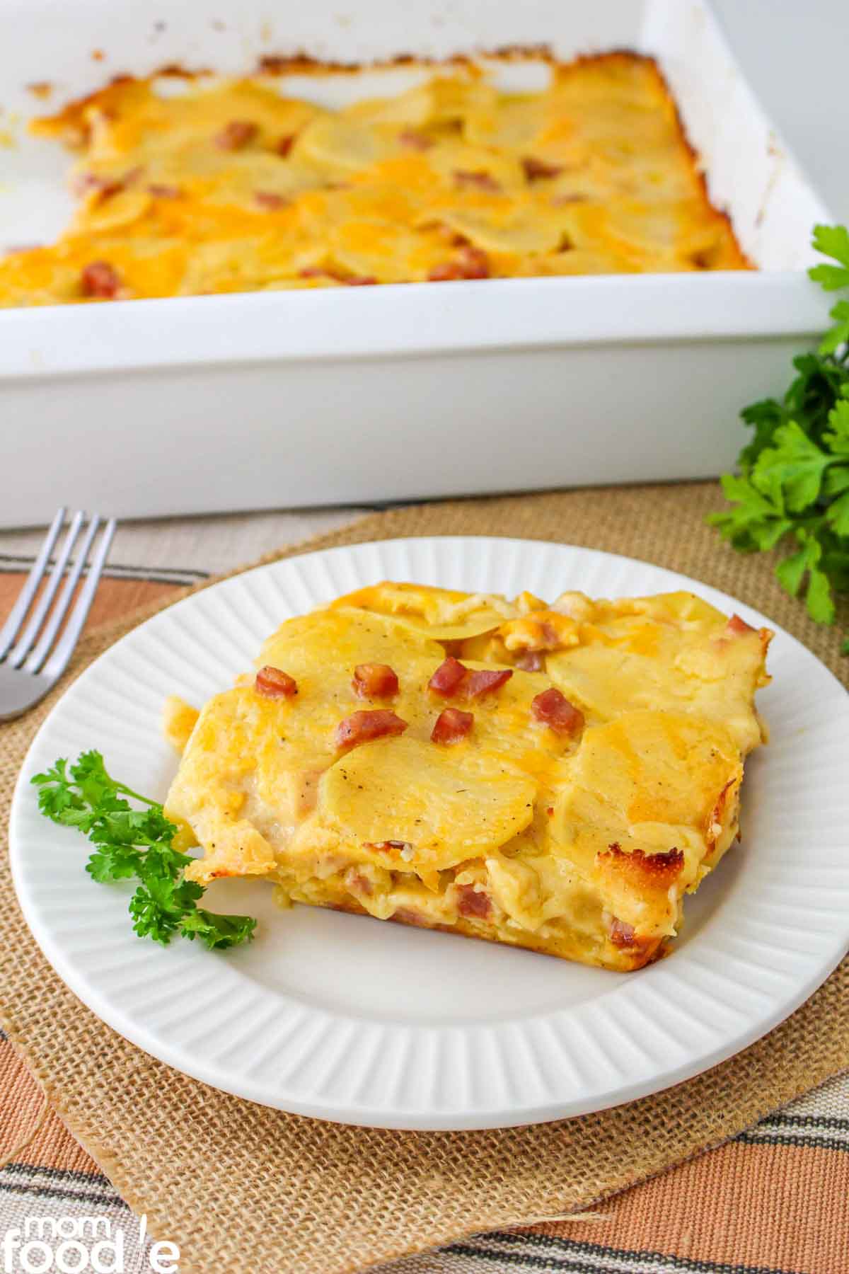 Ham Potato au Gratin