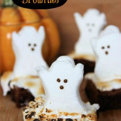 Haunted Halloween Brownies