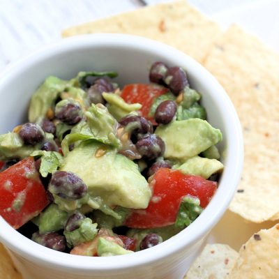 Healthy Black Bean Guacamole