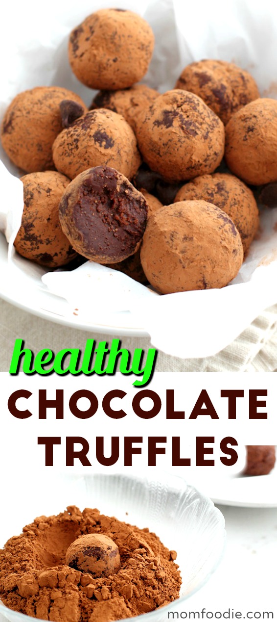 Healthy Chocolate Truffles 